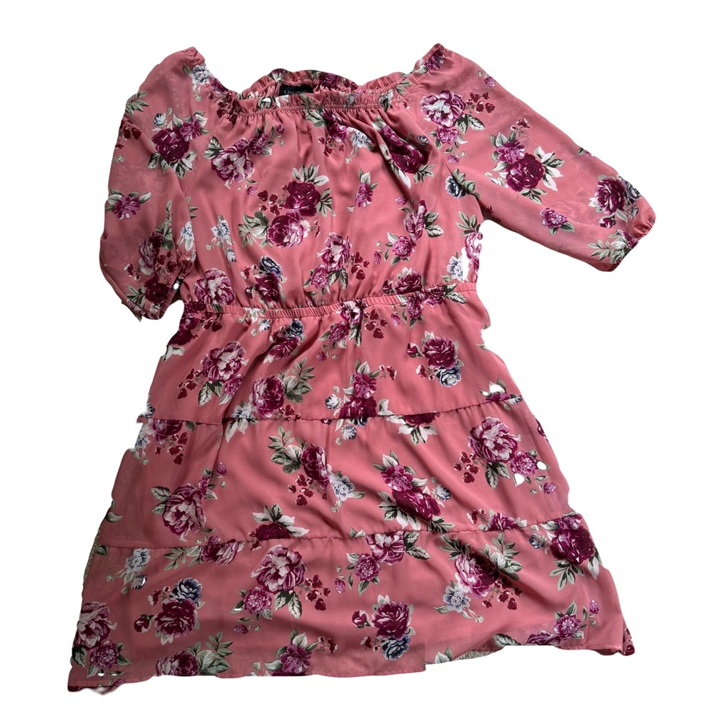 Lane Bryant Off the Shoulder Floral Dress size 18